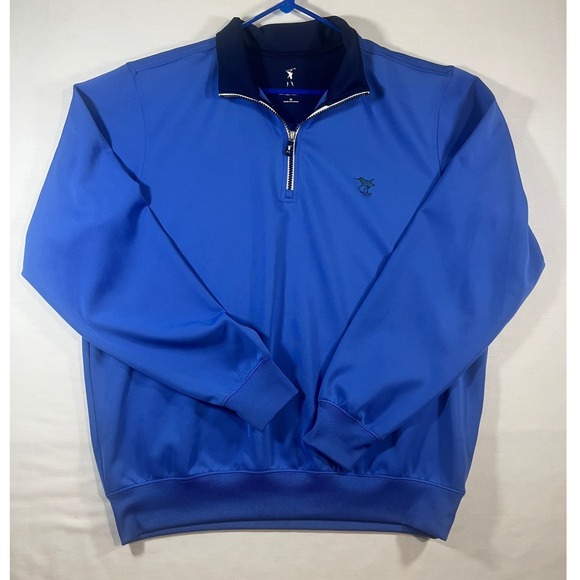 F&G Tech Other - F&G Tech Mens Quarter Zip Golf Pullover Blue Performance Mock Neck‎ Size M